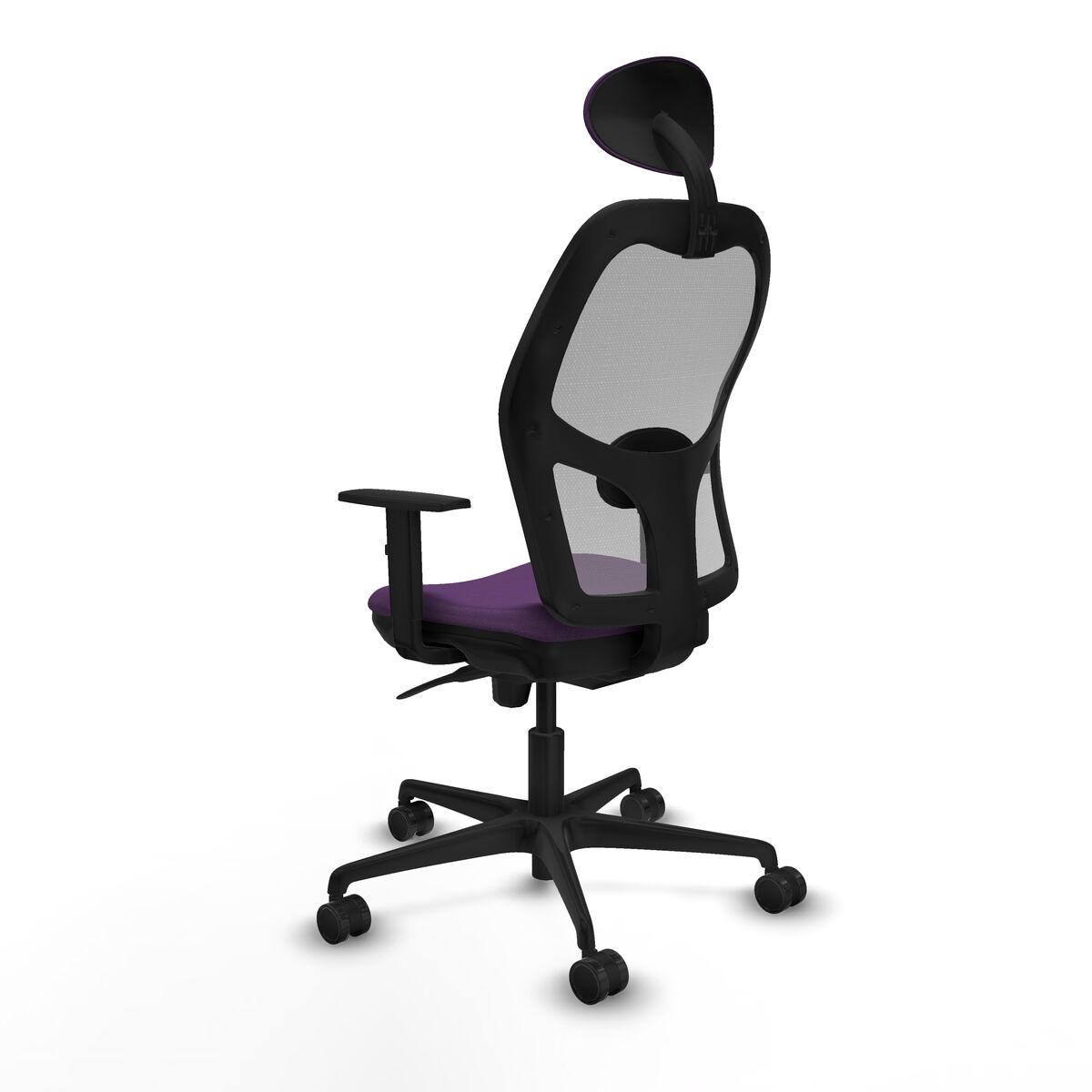 Silla de Oficina con Cabecero Jorquera Piqueras y Crespo 1D036N1 Morado