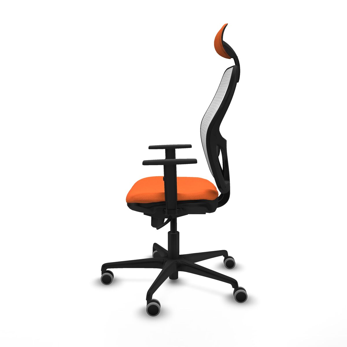 Silla de Oficina con Cabecero Jorquera Piqueras y Crespo 1D036G1 Naranja