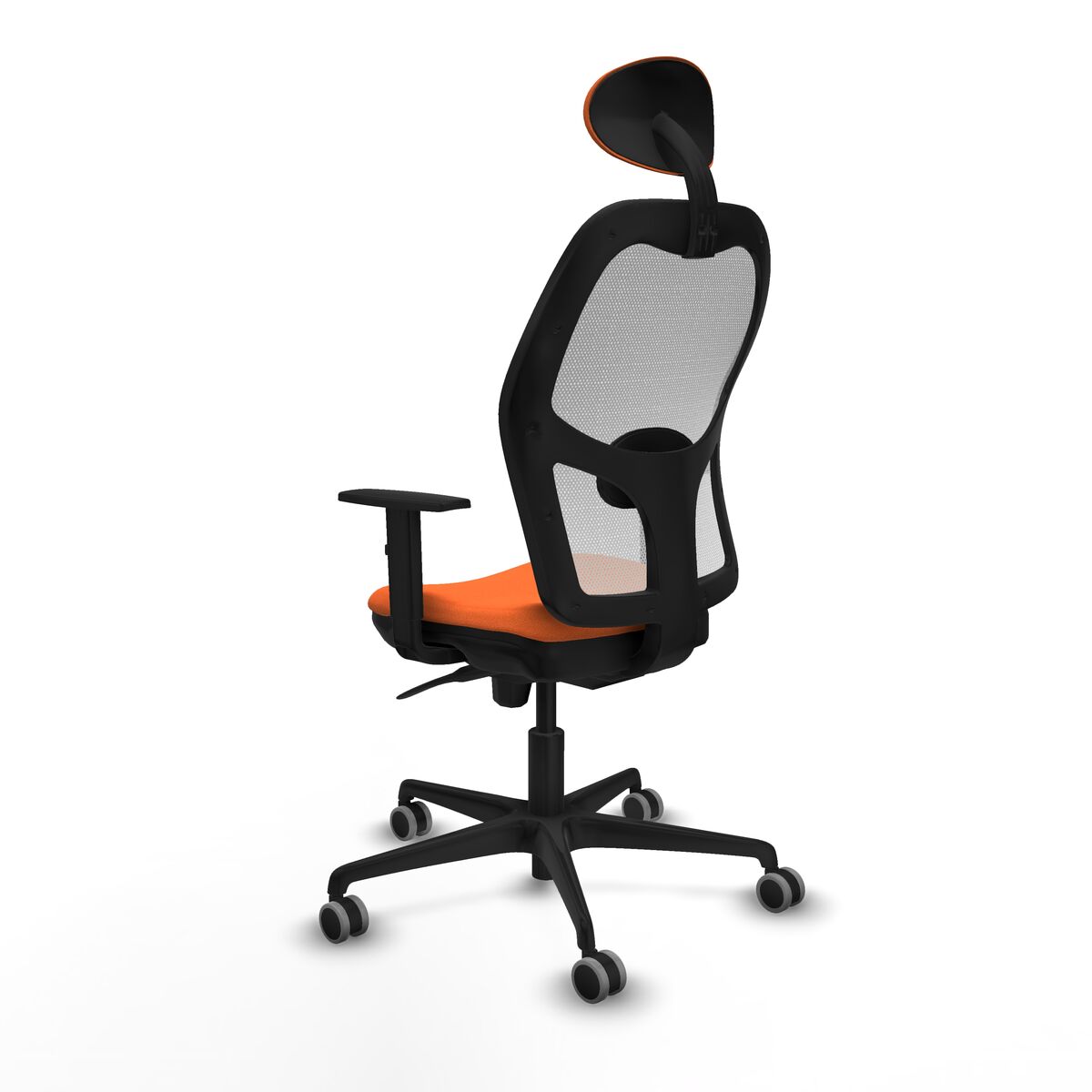 Silla de Oficina con Cabecero Jorquera Piqueras y Crespo 1D036G1 Naranja