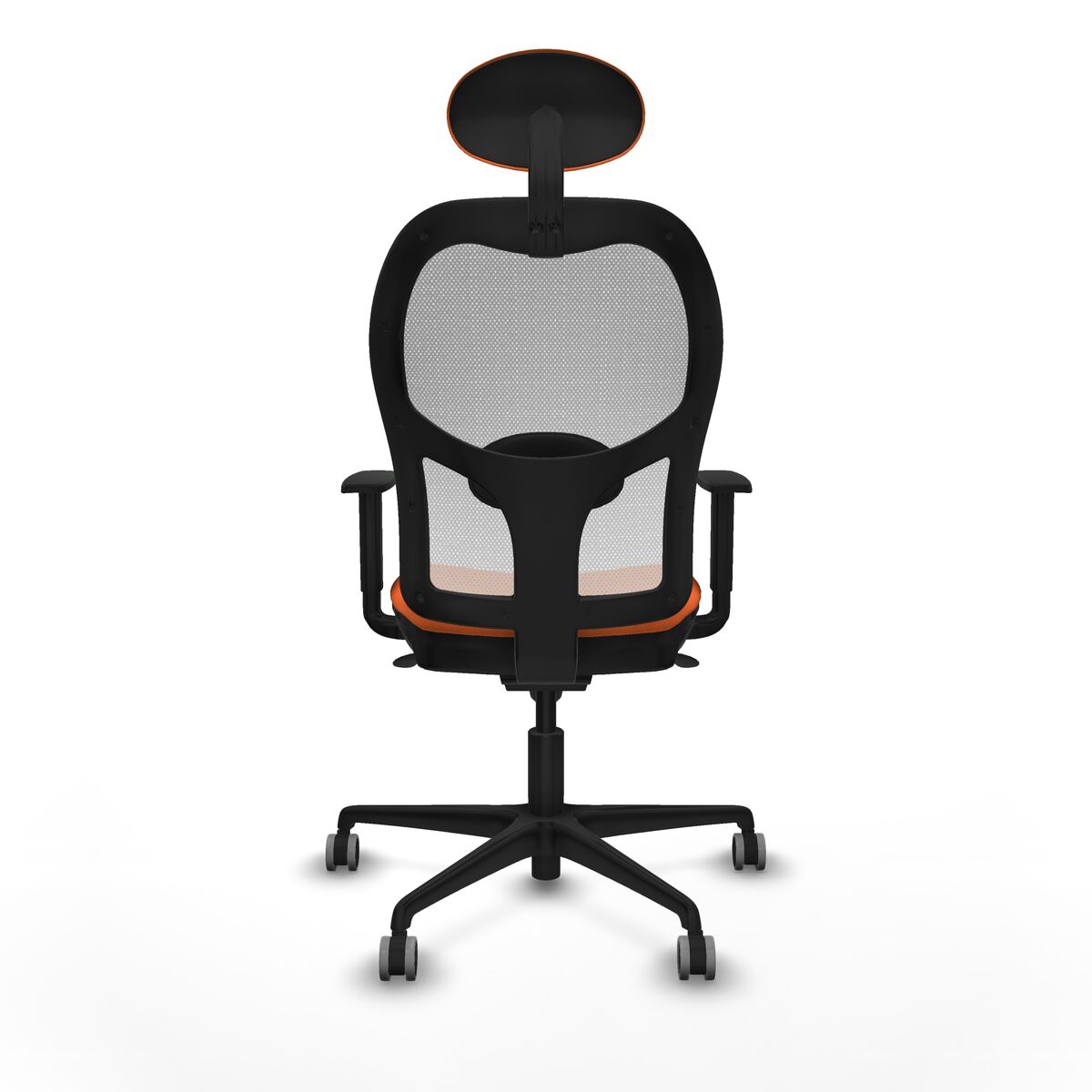 Silla de Oficina con Cabecero Jorquera Piqueras y Crespo 1D036G1 Naranja