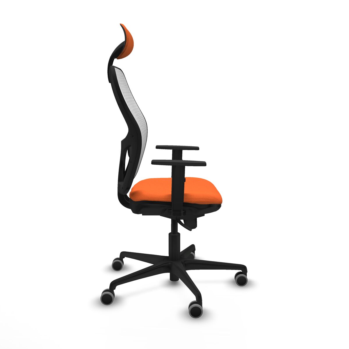 Silla de Oficina con Cabecero Jorquera Piqueras y Crespo 1D036G1 Naranja