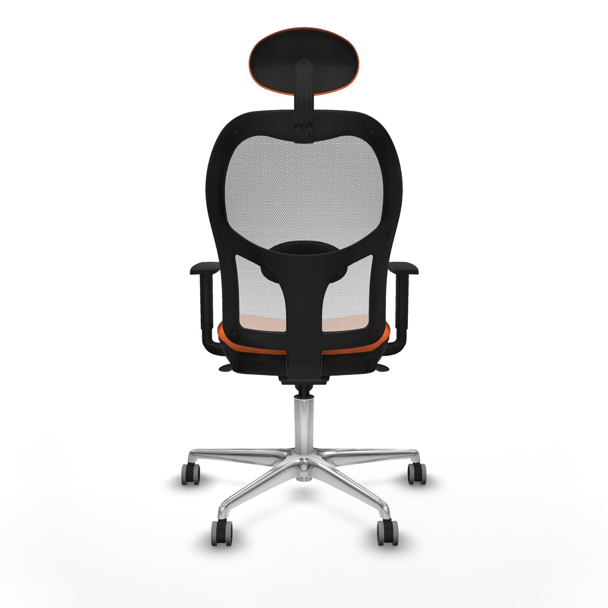 Silla de Oficina con Cabecero Jorquera Piqueras y Crespo 1D086G1 Naranja