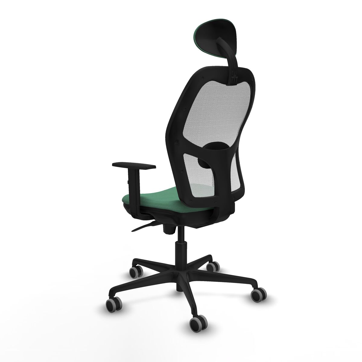 Silla de Oficina con Cabecero Jorquera Piqueras y Crespo 1D036G1 Verde Esmeralda