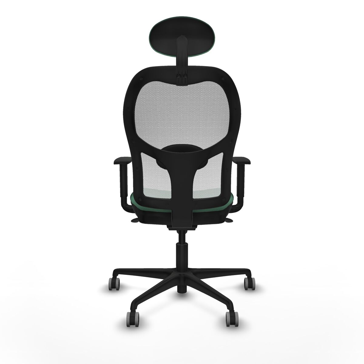 Silla de Oficina con Cabecero Jorquera Piqueras y Crespo 1D036G1 Verde Esmeralda