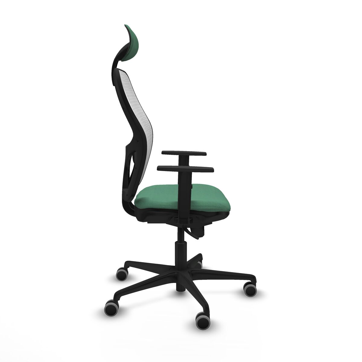 Silla de Oficina con Cabecero Jorquera Piqueras y Crespo 1D036G1 Verde Esmeralda