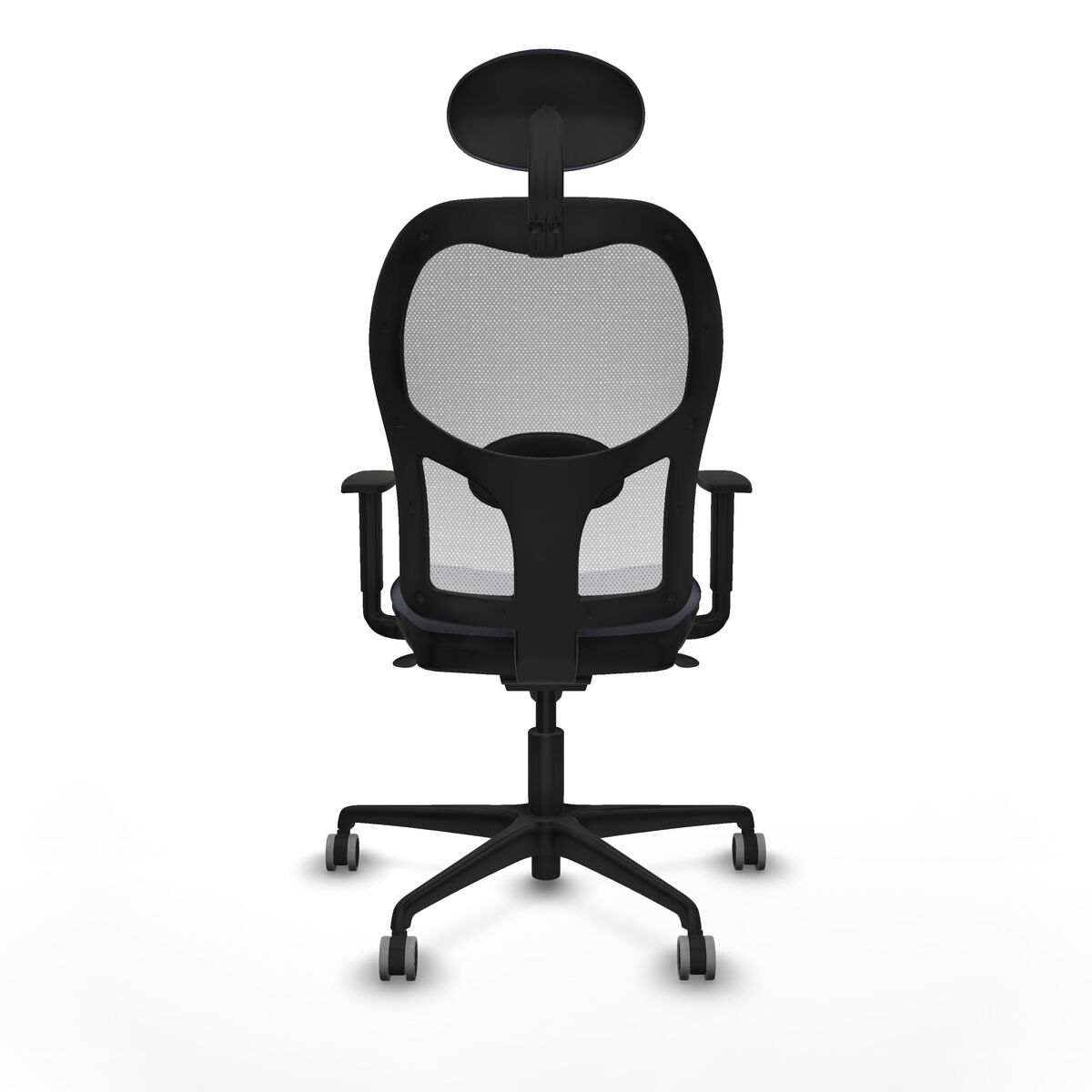 Silla de Oficina con Cabecero Jorquera Piqueras y Crespo 1D036G1 Gris oscuro