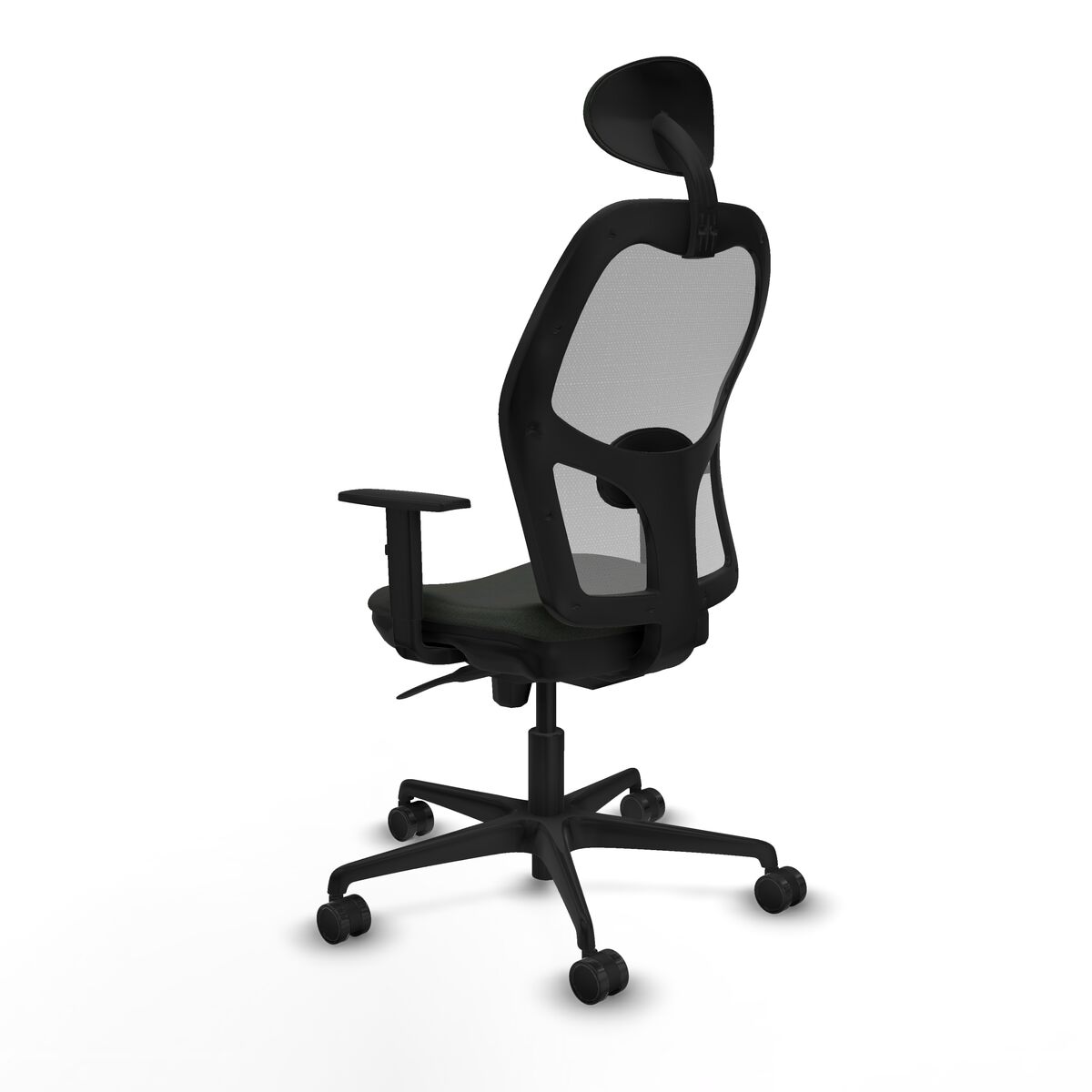 Silla de Oficina con Cabecero Jorquera Piqueras y Crespo 1D036N1 Negro