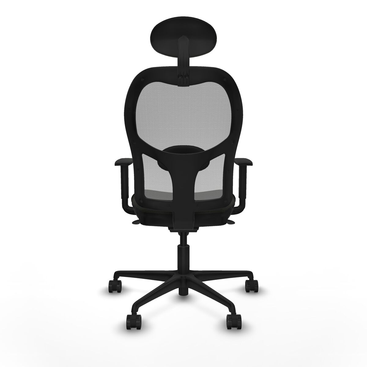 Silla de Oficina con Cabecero Jorquera Piqueras y Crespo 1D036N1 Negro