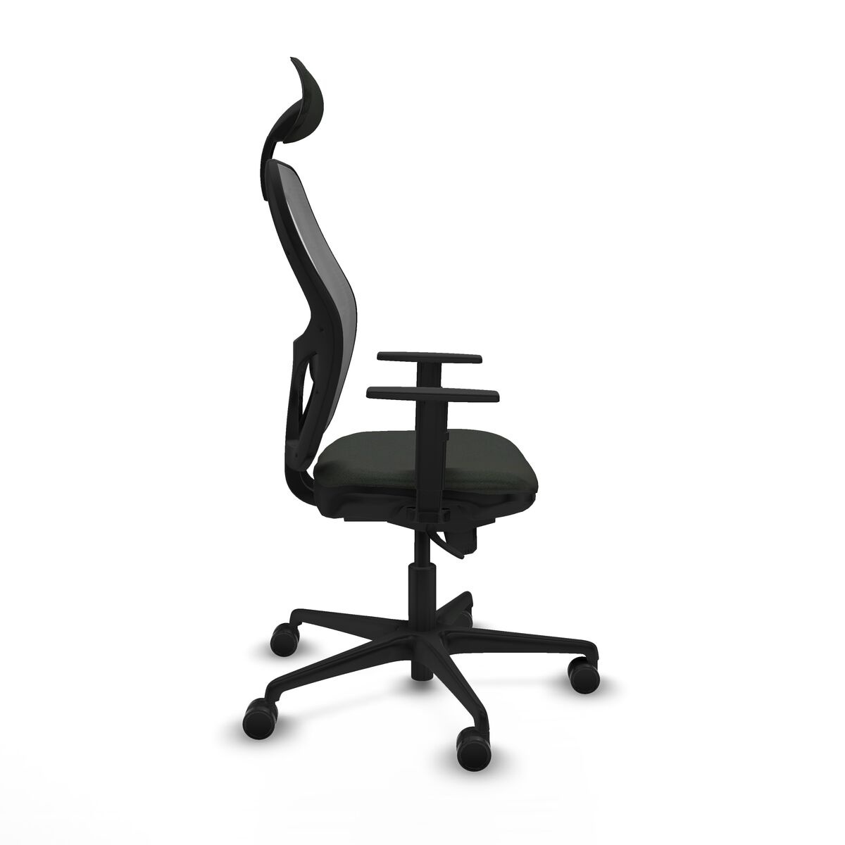 Silla de Oficina con Cabecero Jorquera Piqueras y Crespo 1D036N1 Negro