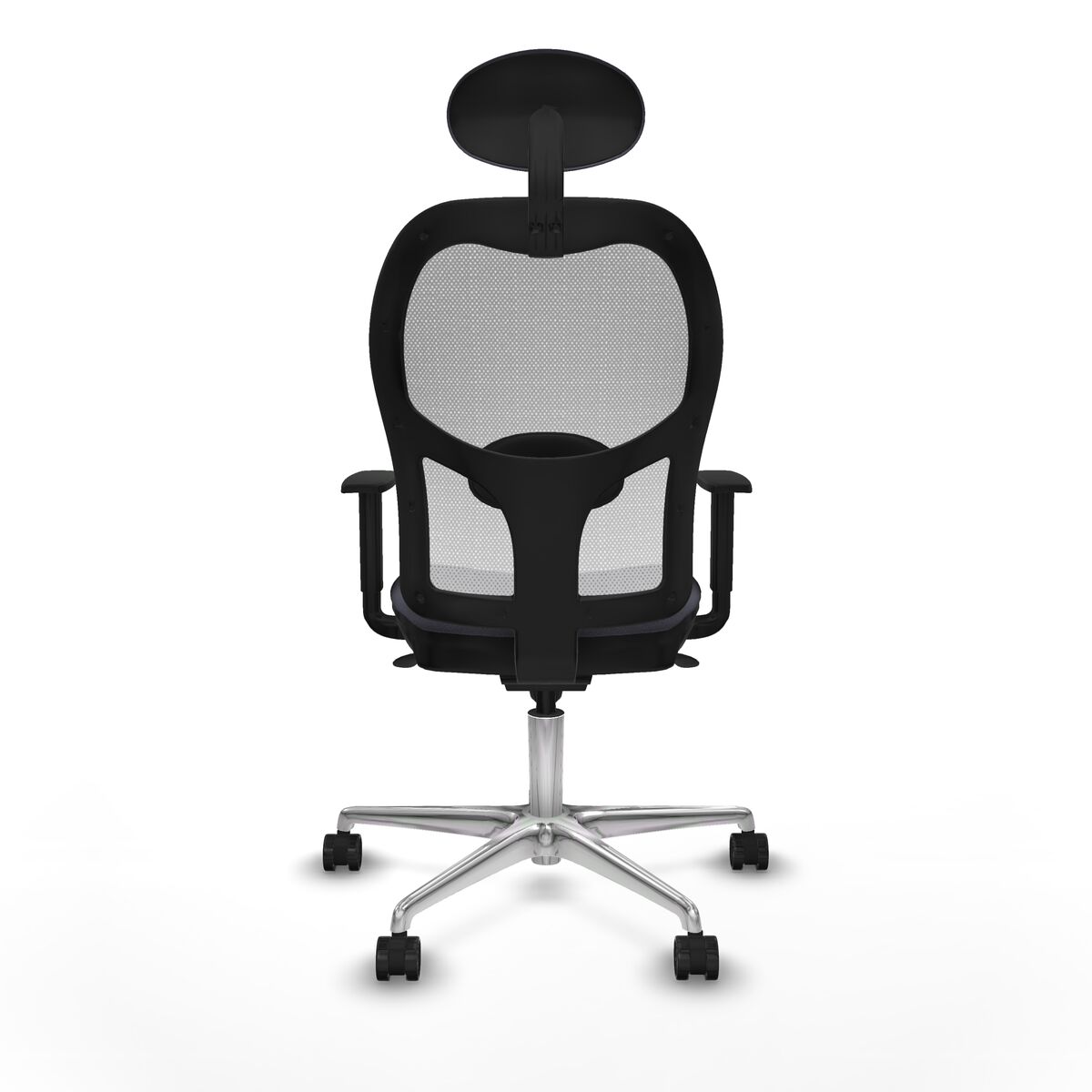 Silla de Oficina con Cabecero Jorquera Piqueras y Crespo 1D086N1 Gris oscuro