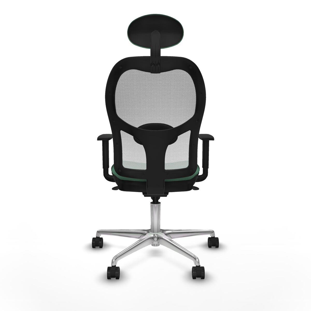 Silla de Oficina con Cabecero Jorquera Piqueras y Crespo 1D086N1 Verde Esmeralda