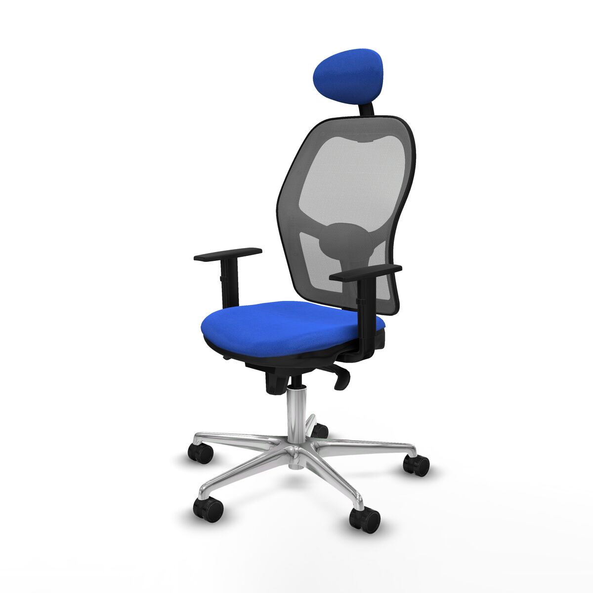 Silla de Oficina con Cabecero Jorquera Piqueras y Crespo 1D086N1 Azul