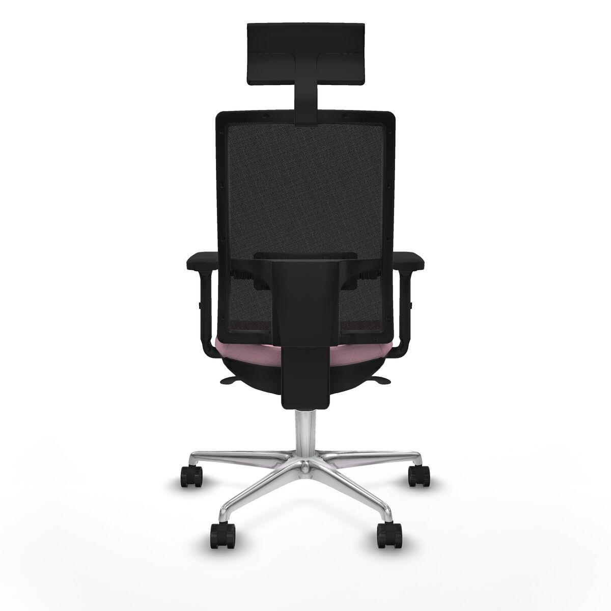 Silla de Oficina con Cabecero Piqueras y Crespo 2D086N1 Rosa