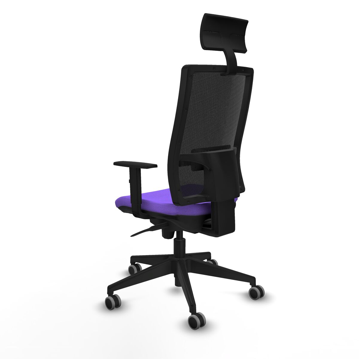 Silla de Oficina con Cabecero Piqueras y Crespo 1D066G1 Lila