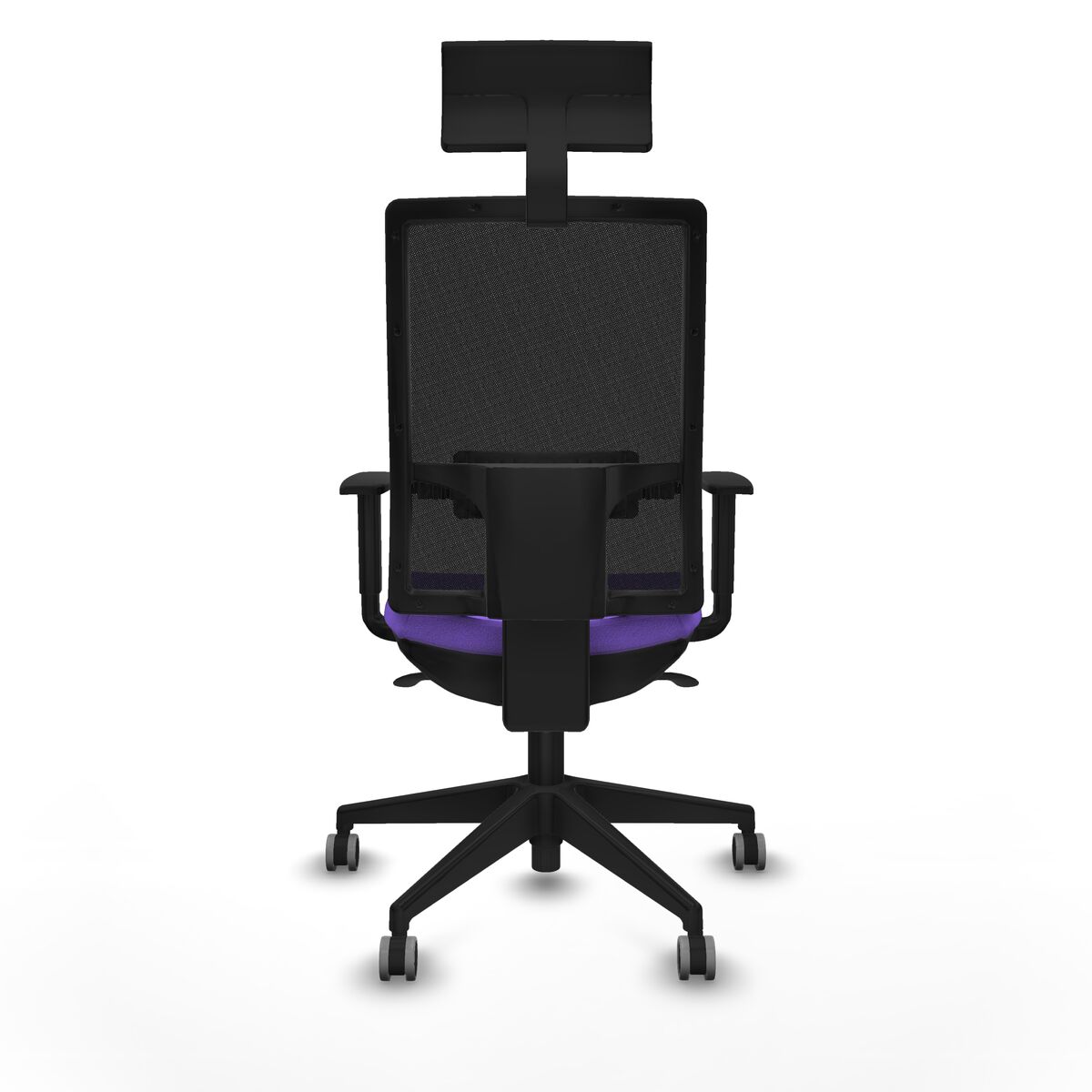 Silla de Oficina con Cabecero Piqueras y Crespo 1D066G1 Lila