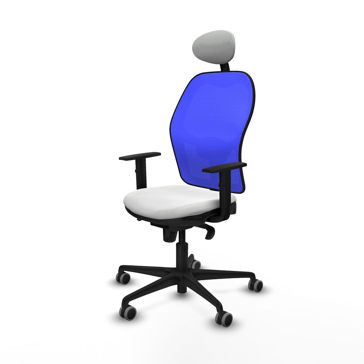 Silla de Oficina con Cabecero Jorquera Piqueras y Crespo 1D036G1 Blanco