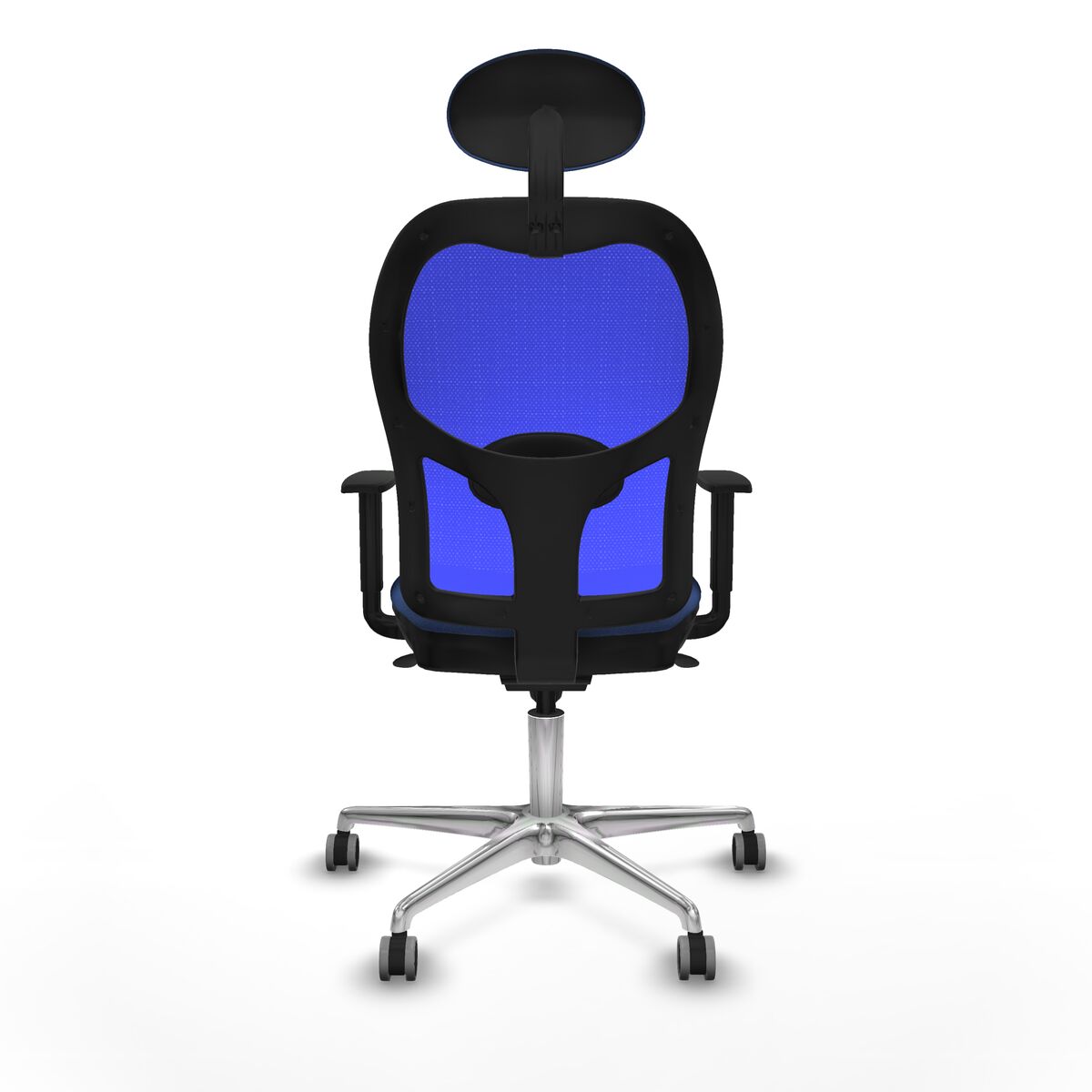 Silla de Oficina con Cabecero Jorquera Piqueras y Crespo 1D086G1 Azul marino