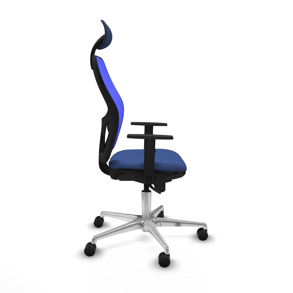 Silla de Oficina con Cabecero Jorquera Piqueras y Crespo 1D086N1 Azul marino