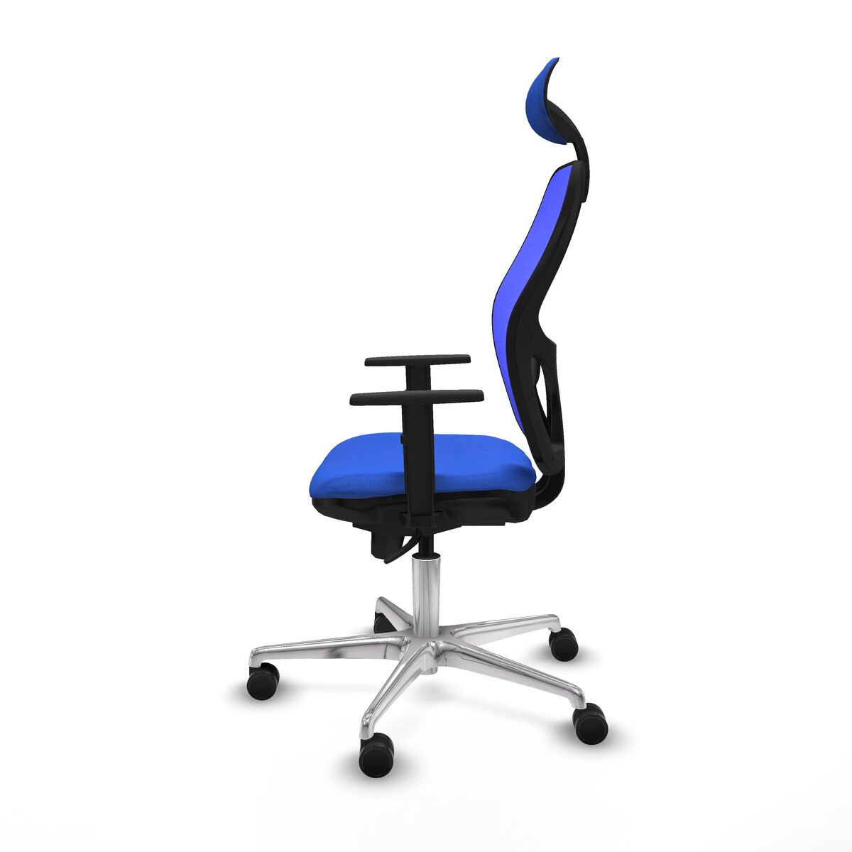 Silla de Oficina con Cabecero Jorquera Piqueras y Crespo 1D086N1 Azul