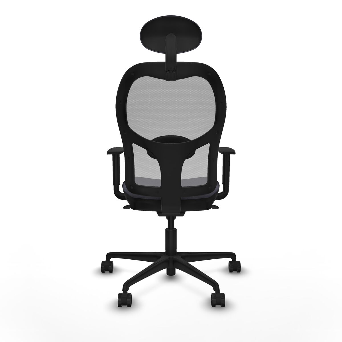 Silla de Oficina con Cabecero Jorquera Piqueras y Crespo 1D036N1 Gris oscuro