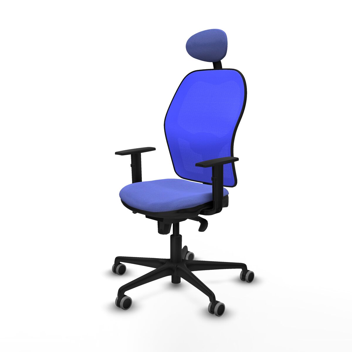 Silla de Oficina con Cabecero Jorquera Piqueras y Crespo 1D036G1 Azul claro