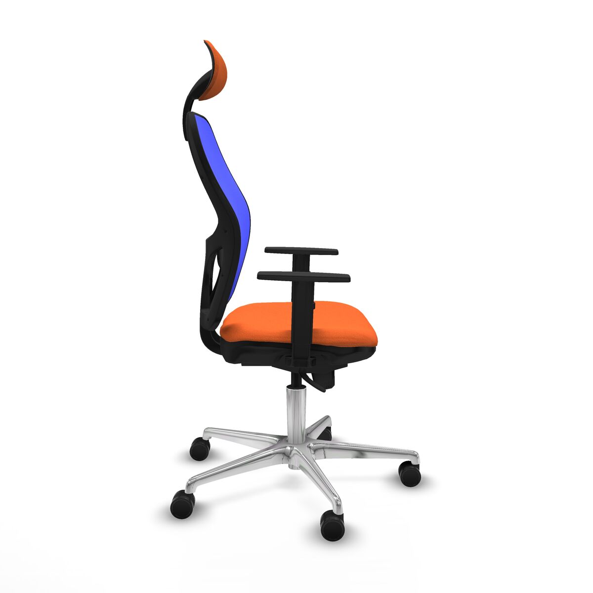 Silla de Oficina con Cabecero Jorquera Piqueras y Crespo 1D086N1 Naranja