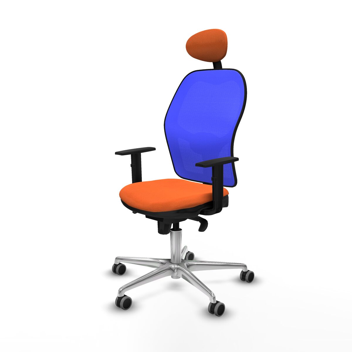 Silla de Oficina con Cabecero Jorquera Piqueras y Crespo 1D086G1 Naranja