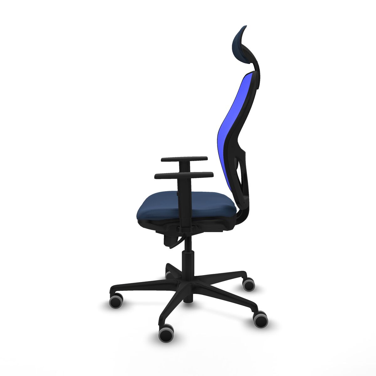 Silla de Oficina con Cabecero Jorquera Piqueras y Crespo 1D036G1 Azul marino