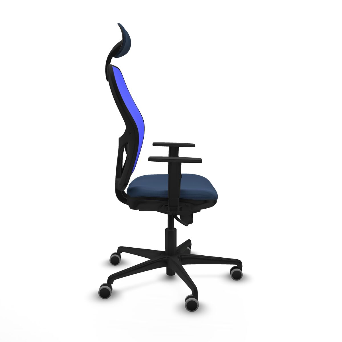 Silla de Oficina con Cabecero Jorquera Piqueras y Crespo 1D036G1 Azul marino