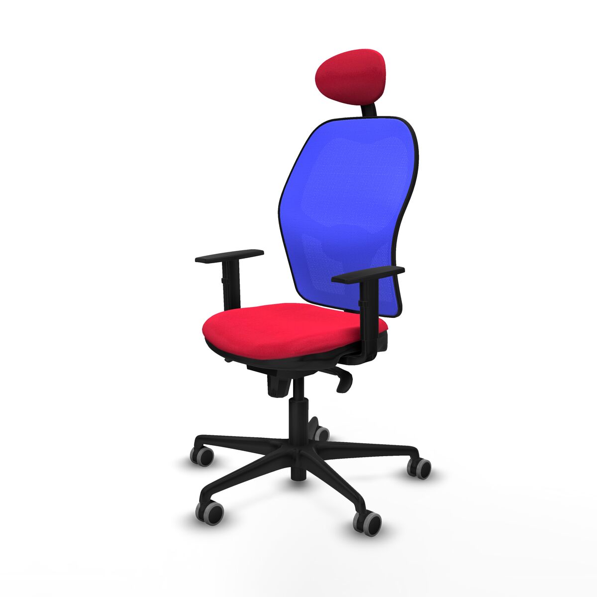 Silla de Oficina con Cabecero Jorquera Piqueras y Crespo 1D036G1 Rojo