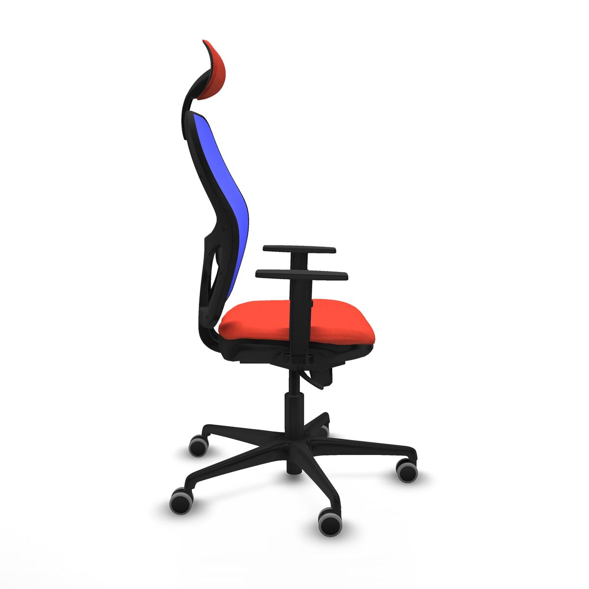 Silla de Oficina con Cabecero Jorquera Piqueras y Crespo 1D036G1 Naranja Oscuro