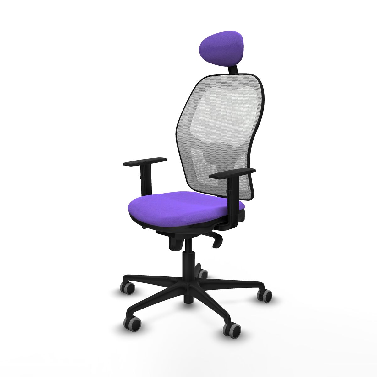 Silla de Oficina con Cabecero Jorquera Piqueras y Crespo 1D036G1 Lila