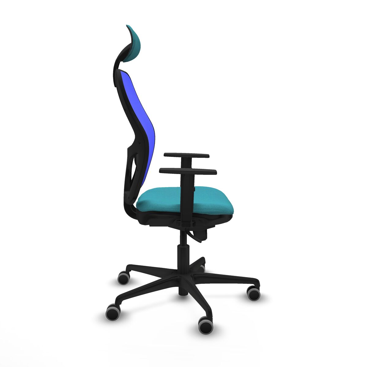 Silla de Oficina con Cabecero Jorquera Piqueras y Crespo 1D036G1 Turquesa