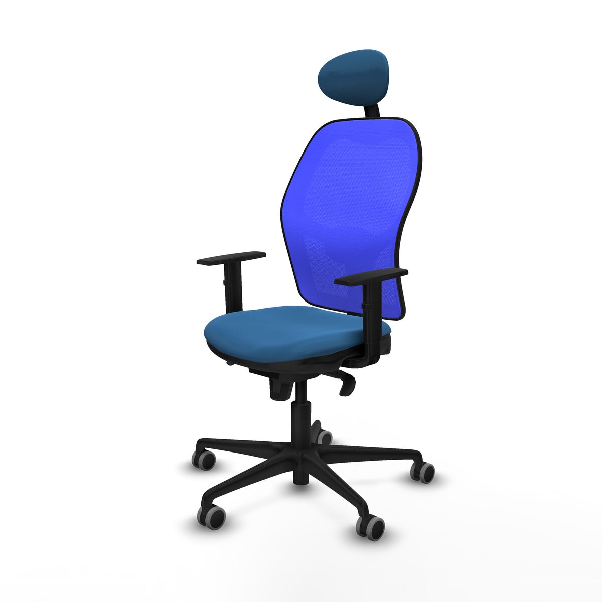 Silla de Oficina con Cabecero Jorquera Piqueras y Crespo 1D036G1 Azul claro