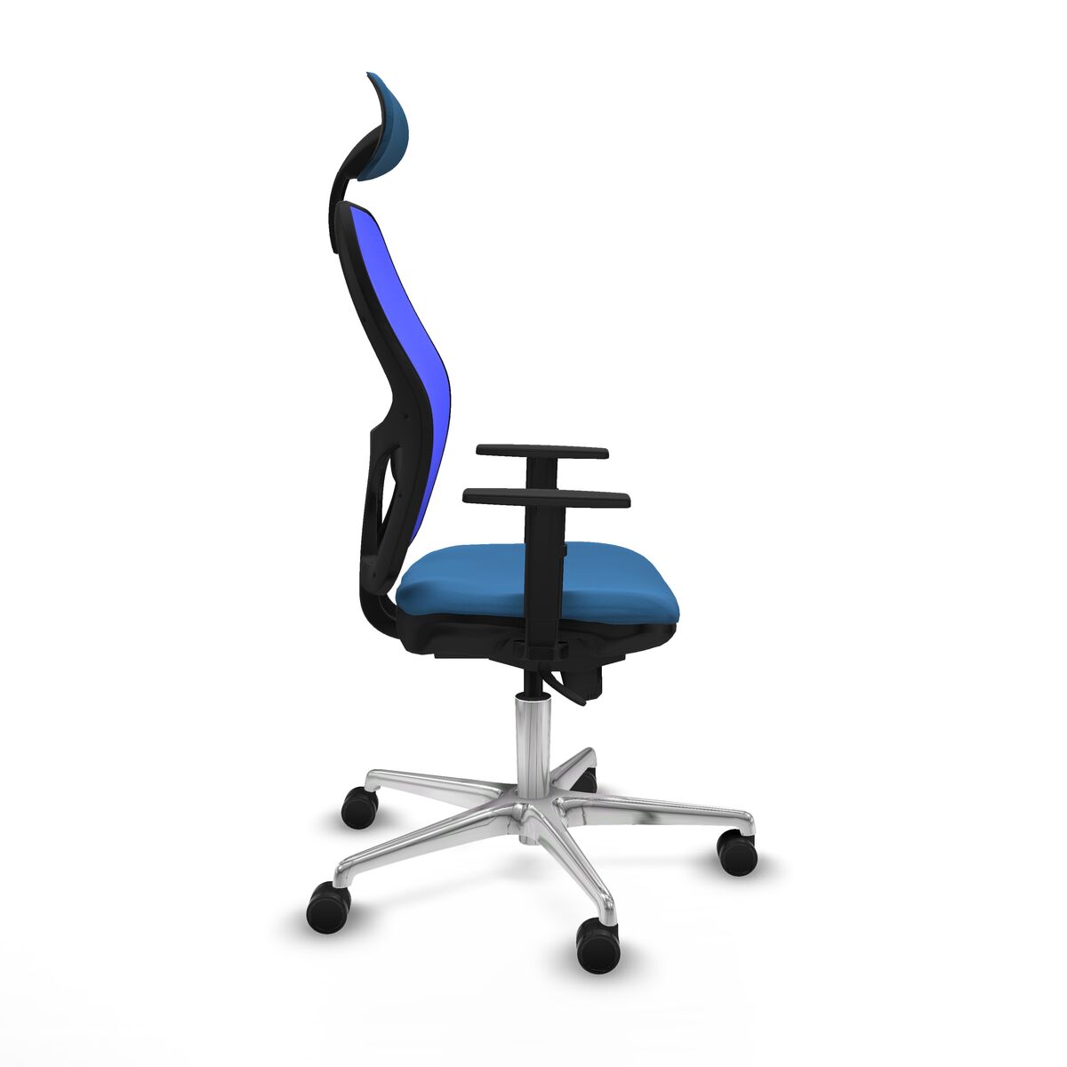 Silla de Oficina con Cabecero Jorquera Piqueras y Crespo 1D086N1 Azul claro