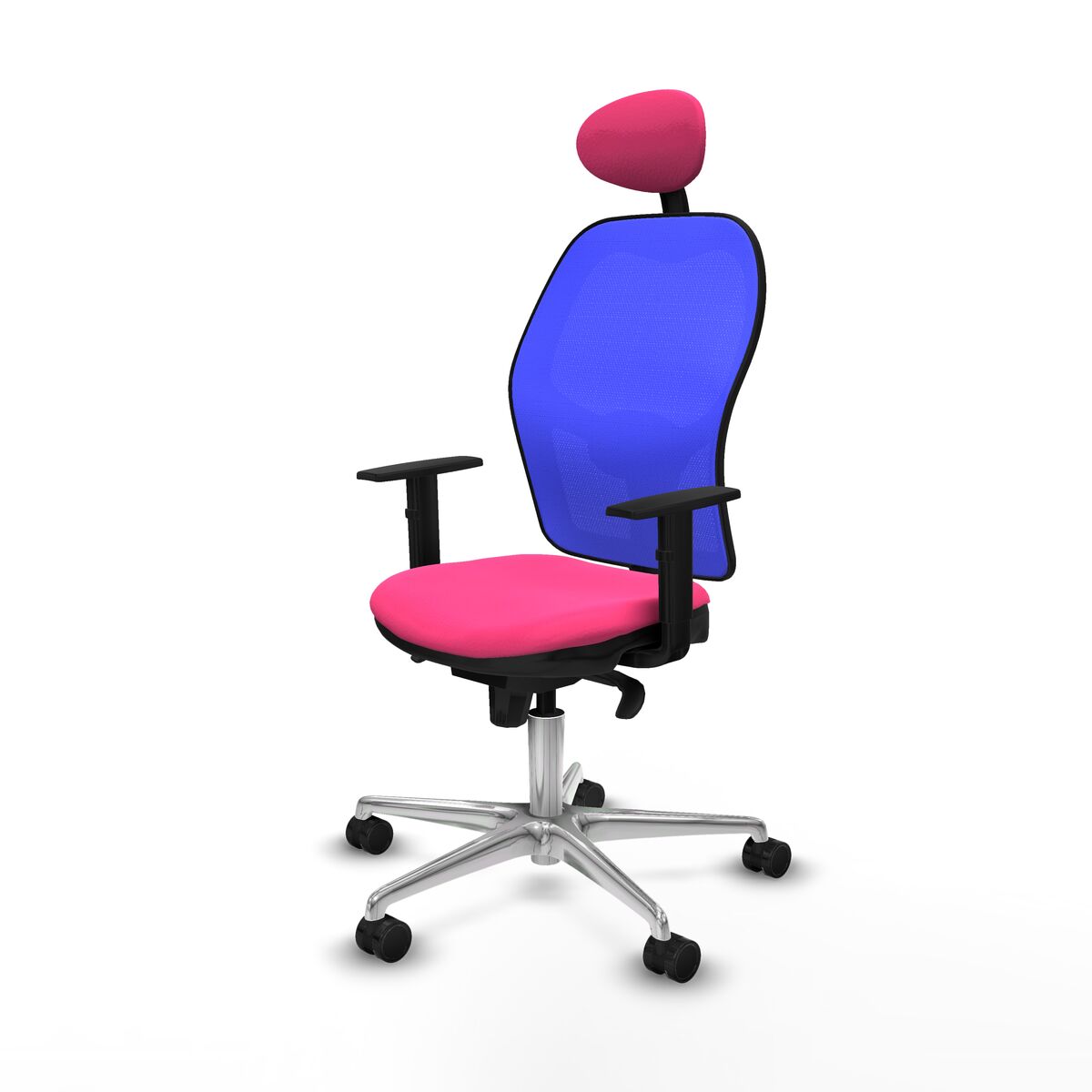 Silla de Oficina con Cabecero Jorquera Piqueras y Crespo 1D086N1 Rosa