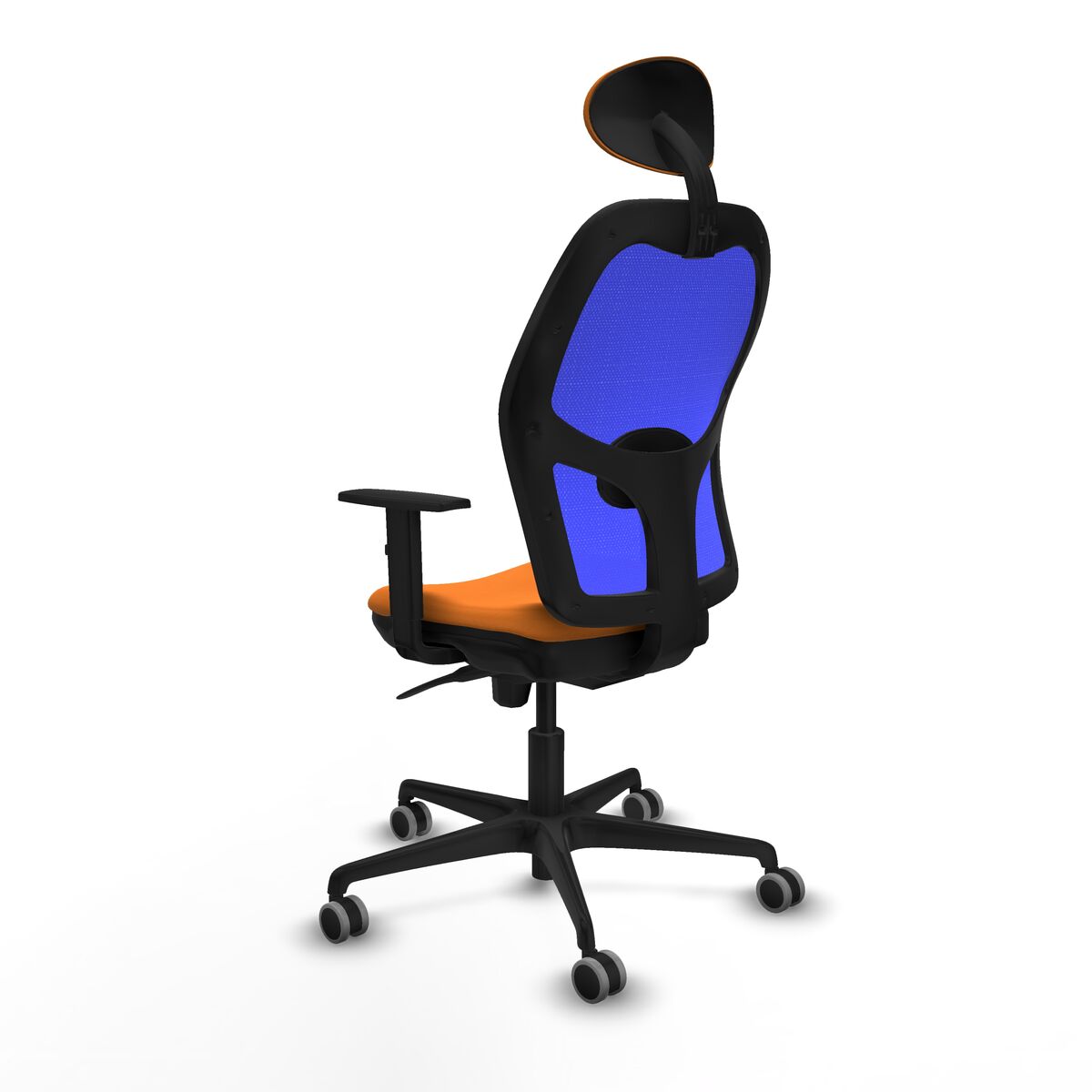 Silla de Oficina con Cabecero Jorquera Piqueras y Crespo 1D036G1 Naranja