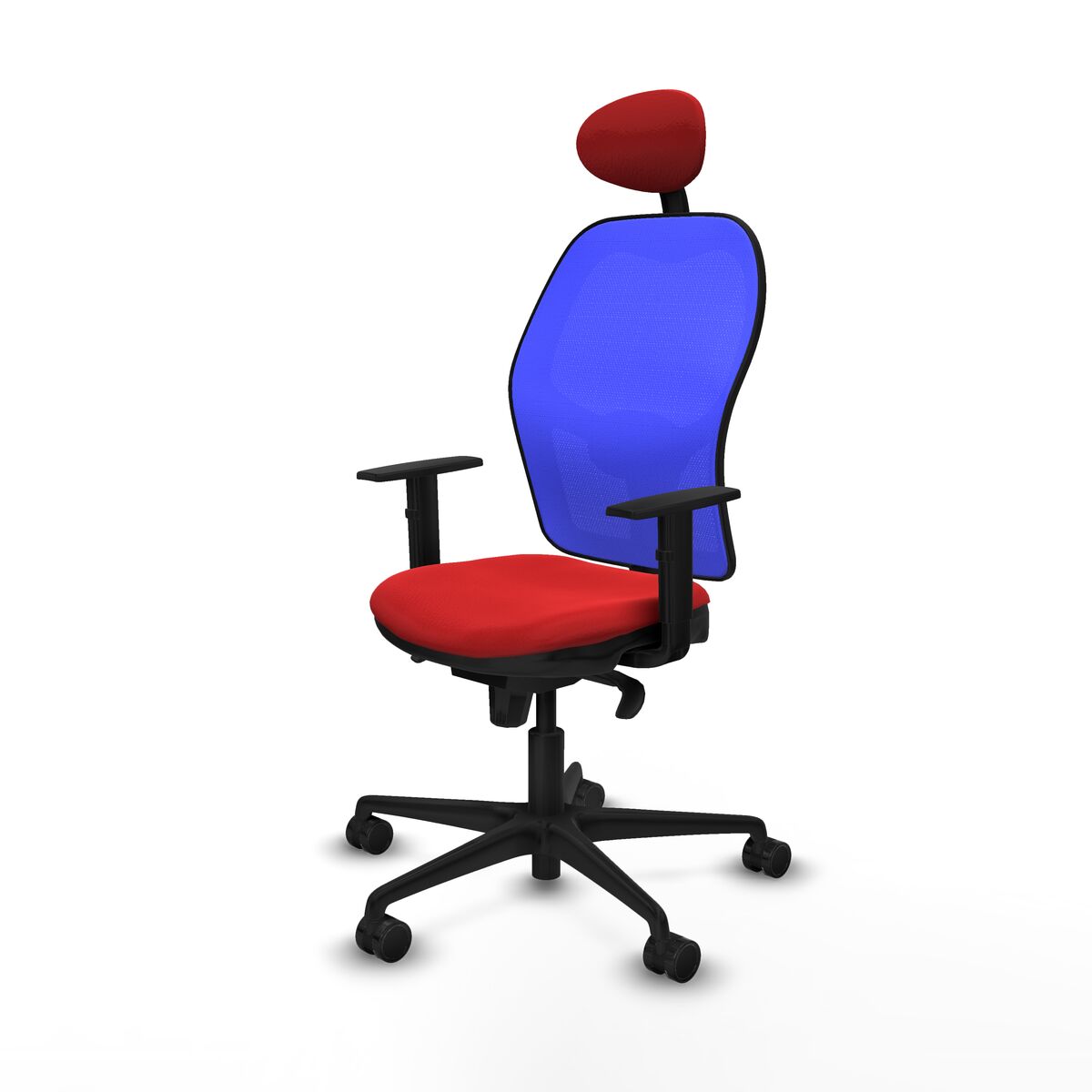 Silla de Oficina con Cabecero Jorquera Piqueras y Crespo 1D036N1 Rojo