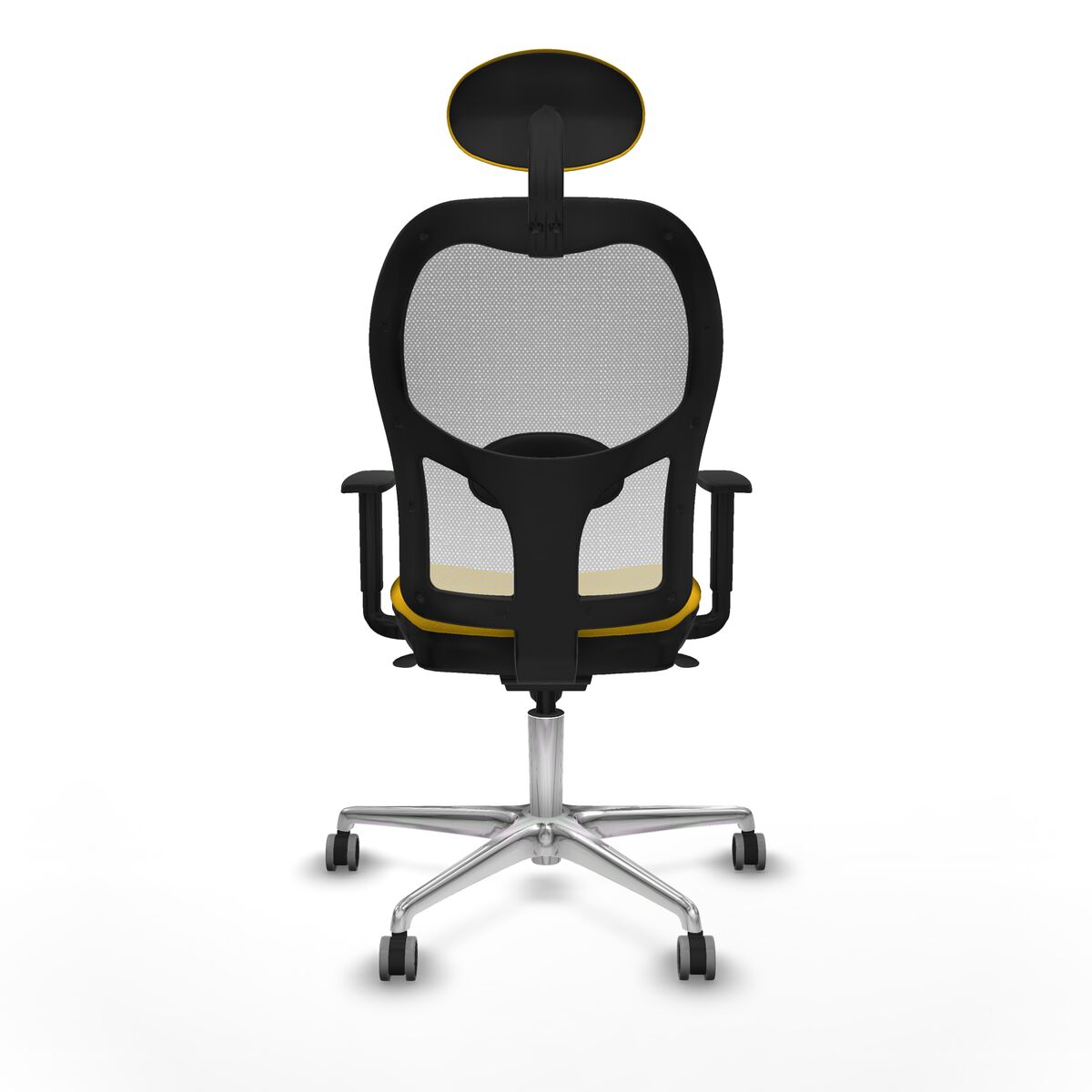 Silla de Oficina con Cabecero Jorquera Piqueras y Crespo 1D086G1 Amarillo