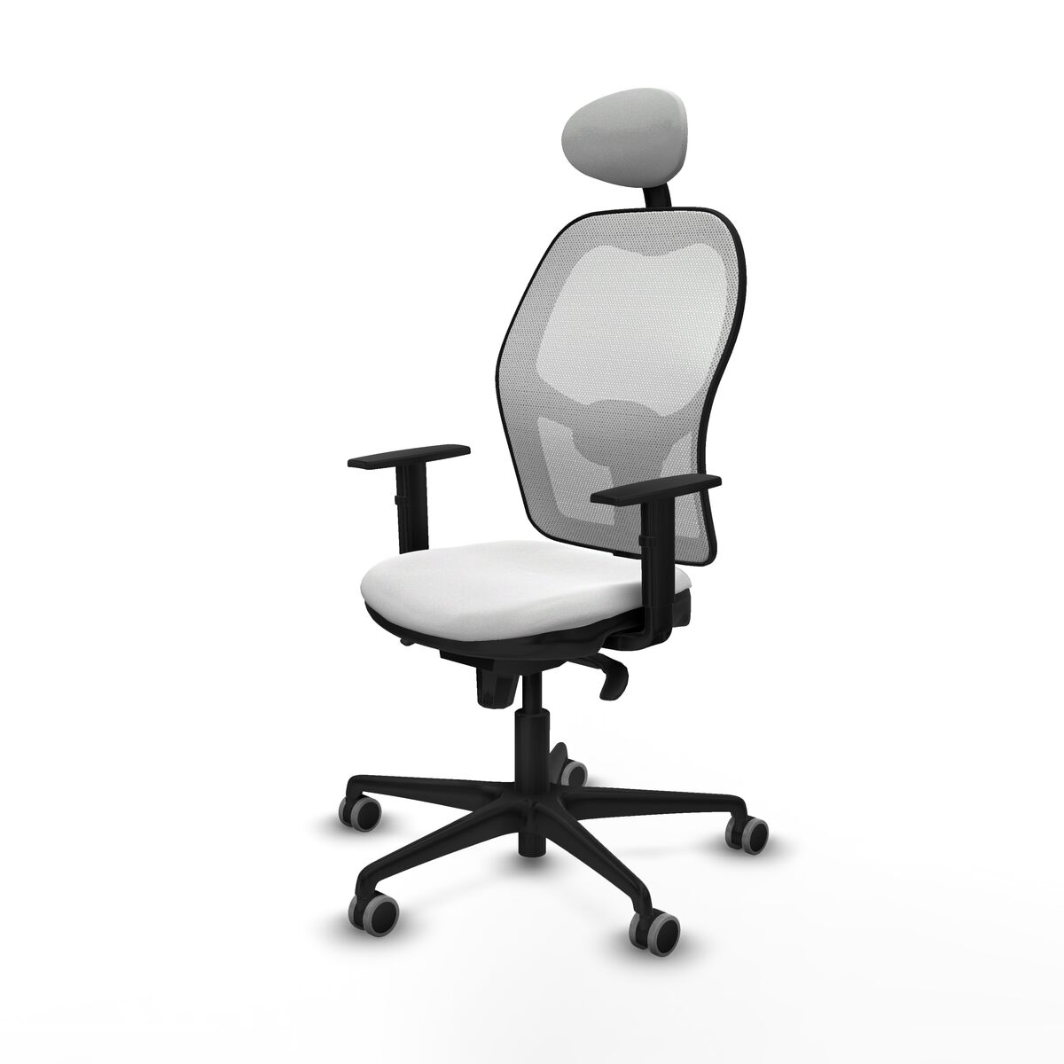 Silla de Oficina con Cabecero Jorquera Piqueras y Crespo 1D036G1 Blanco