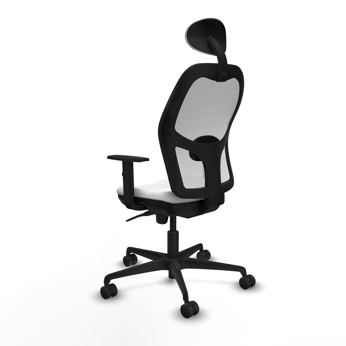 Silla de Oficina con Cabecero Jorquera Piqueras y Crespo 1D036N1 Blanco