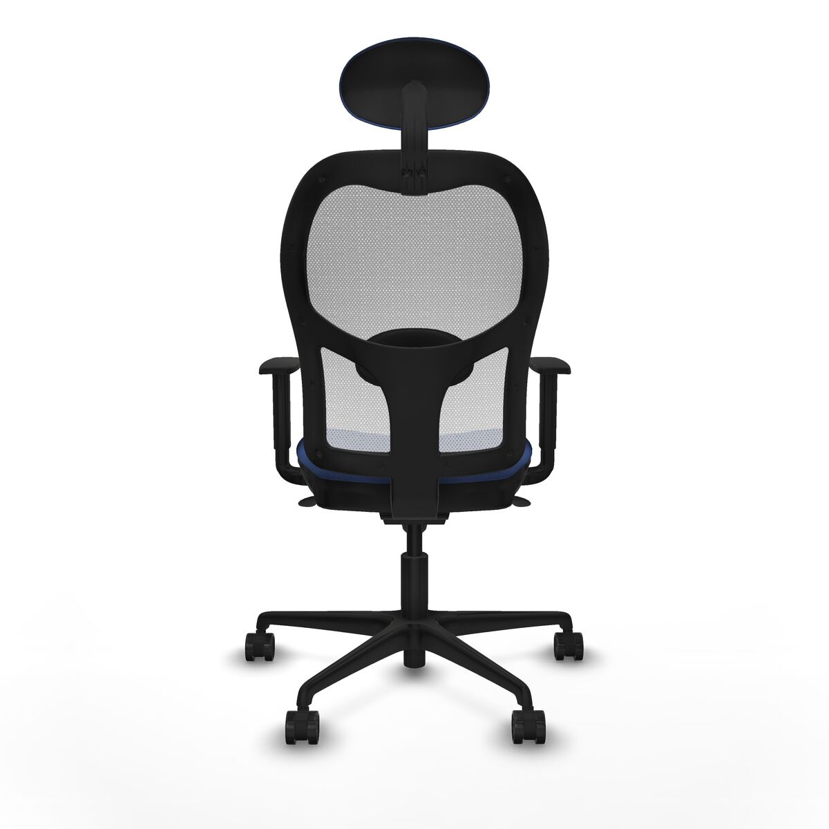 Silla de Oficina con Cabecero Jorquera Piqueras y Crespo 1D036N1 Azul marino