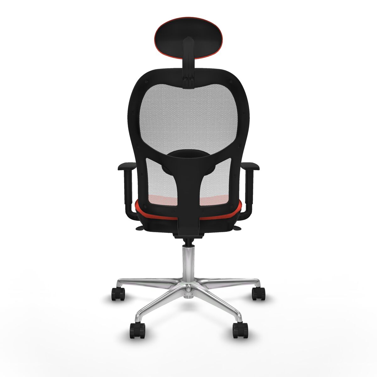 Silla de Oficina con Cabecero Jorquera Piqueras y Crespo 1D086N1 Naranja Oscuro