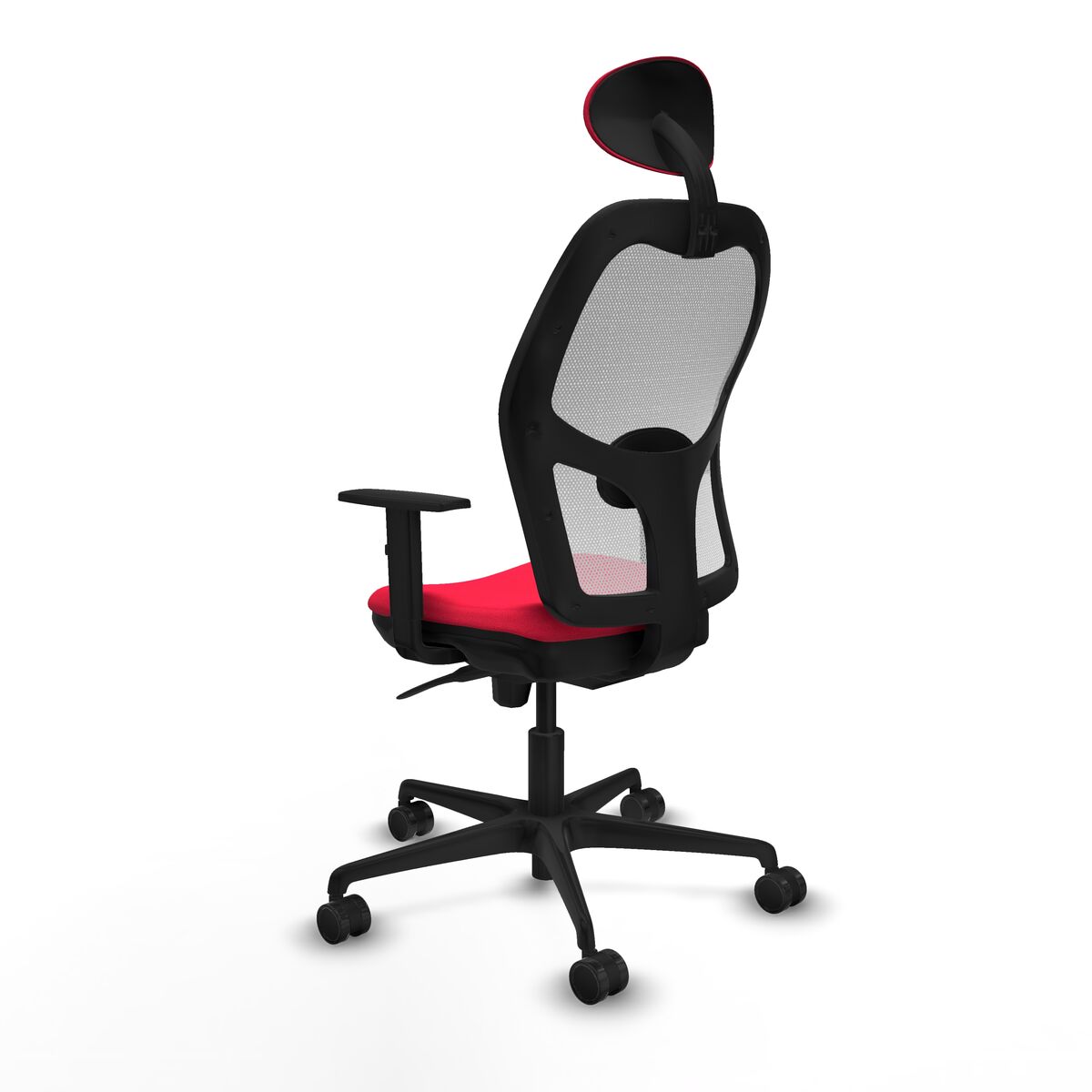 Silla de Oficina con Cabecero Jorquera Piqueras y Crespo 1D036N1 Rojo