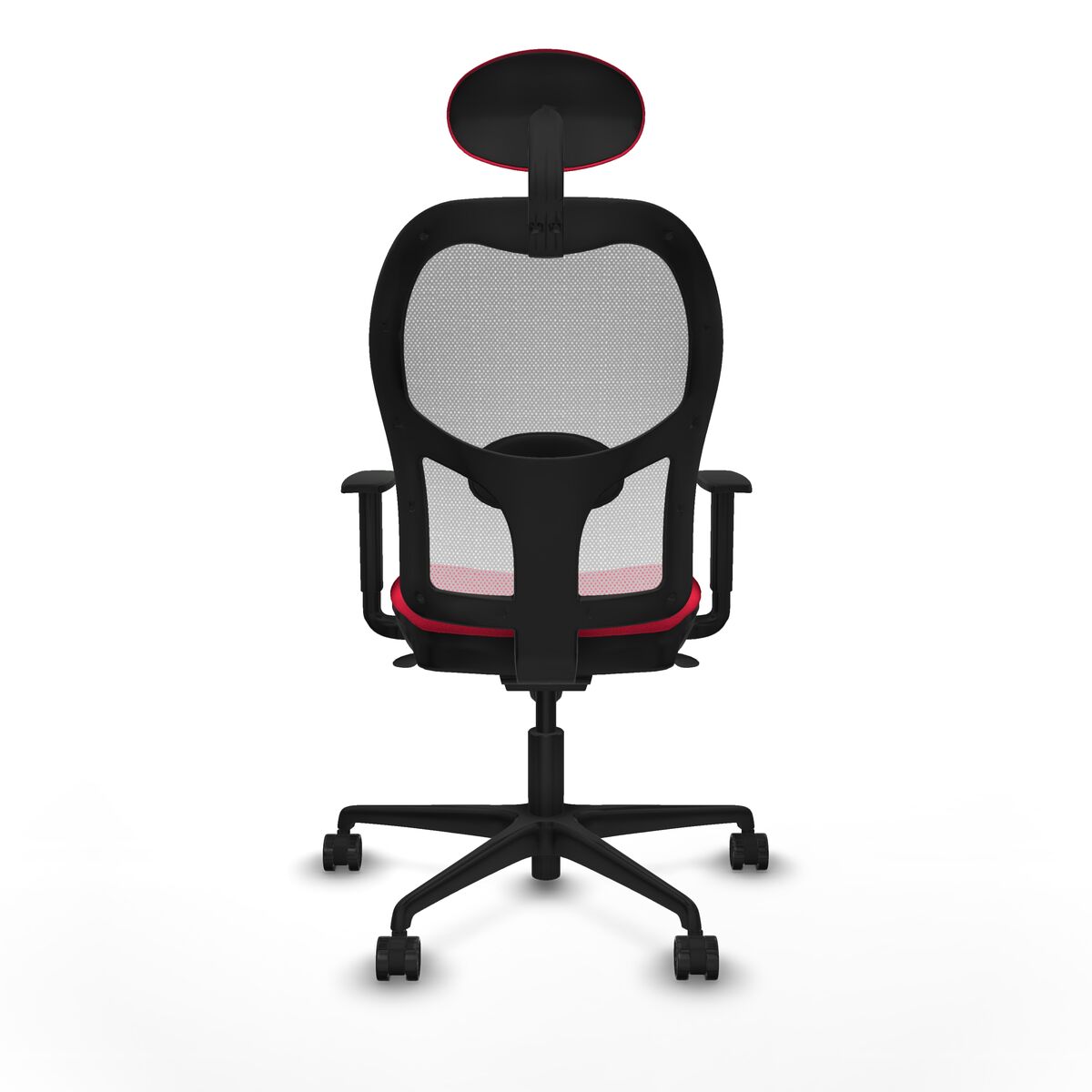 Silla de Oficina con Cabecero Jorquera Piqueras y Crespo 1D036N1 Rojo