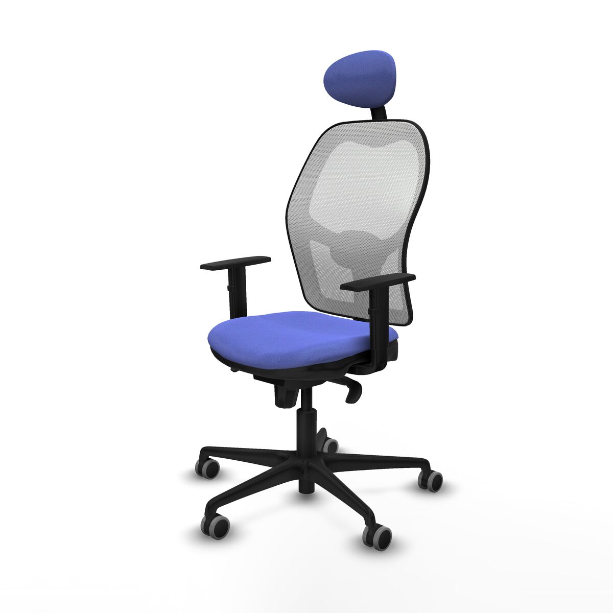 Silla de Oficina con Cabecero Jorquera Piqueras y Crespo 1D036G1 Azul claro