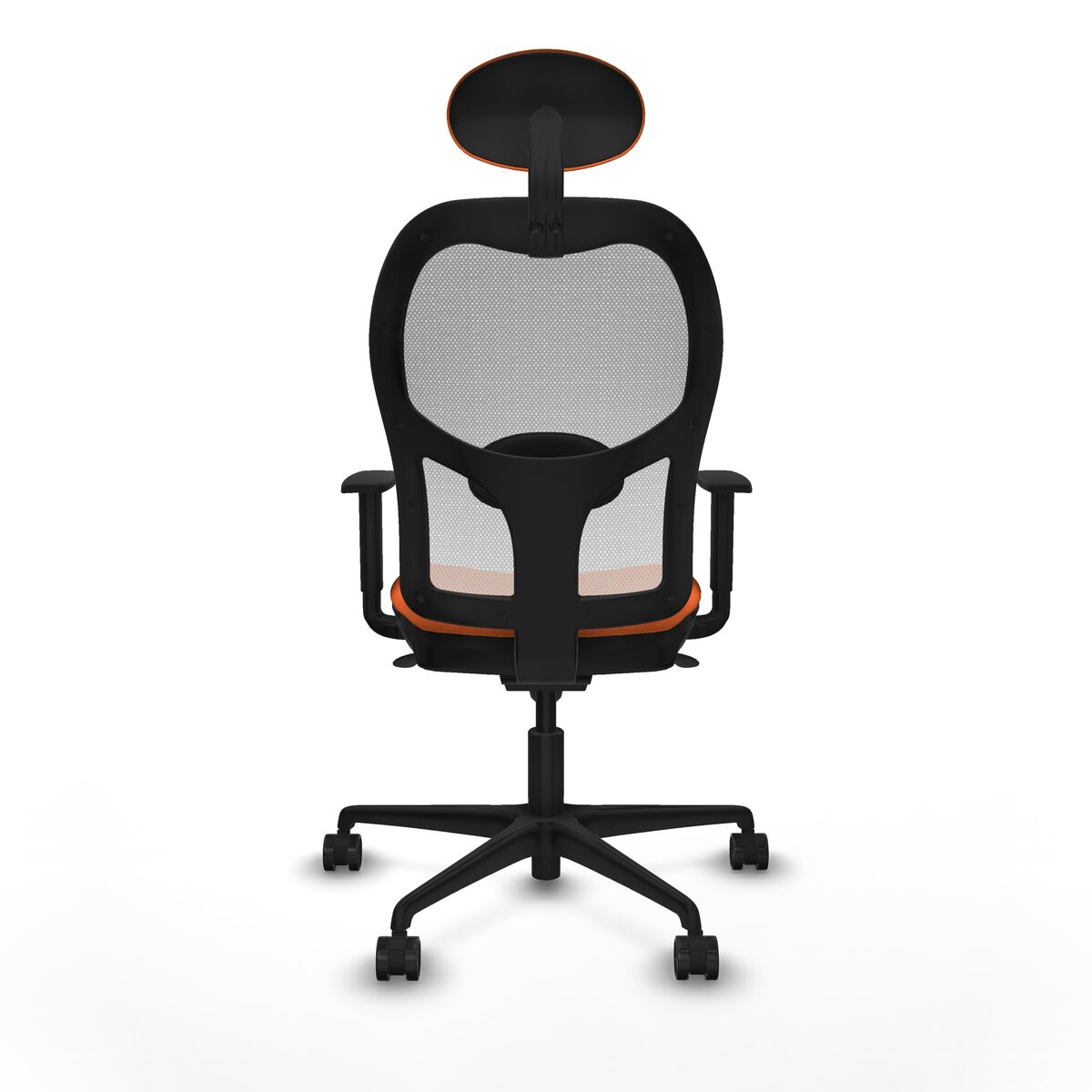 Silla de Oficina con Cabecero Jorquera Piqueras y Crespo 1D036N1 Naranja