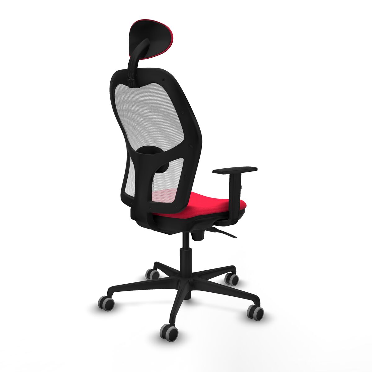 Silla de Oficina con Cabecero Jorquera Piqueras y Crespo 1D036G1 Rojo