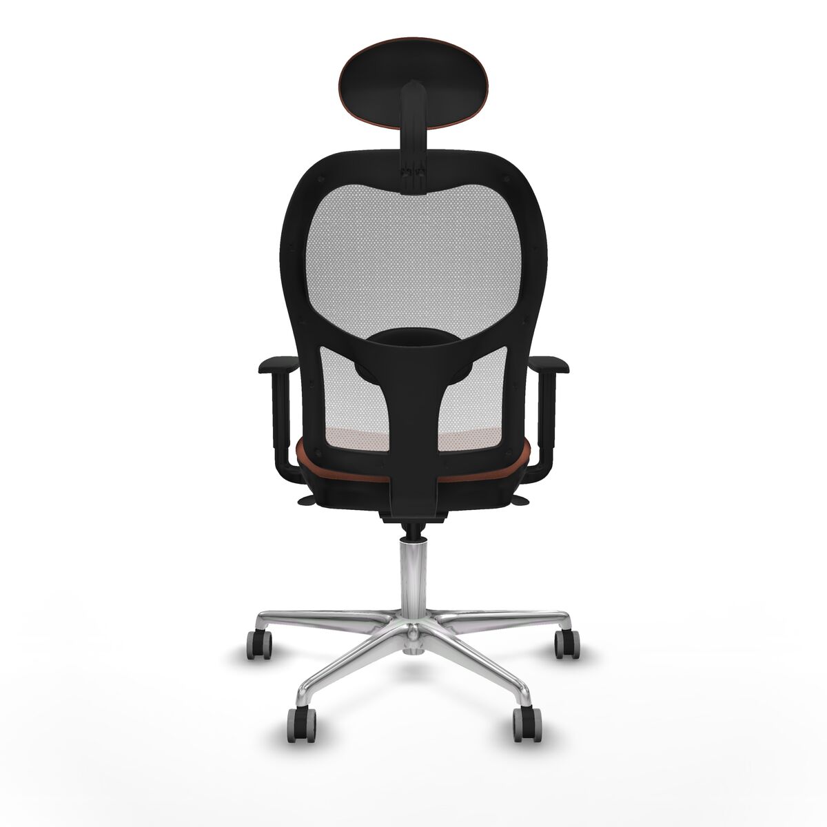 Silla de Oficina con Cabecero Jorquera Piqueras y Crespo 1D086G1 Blanco Marrón