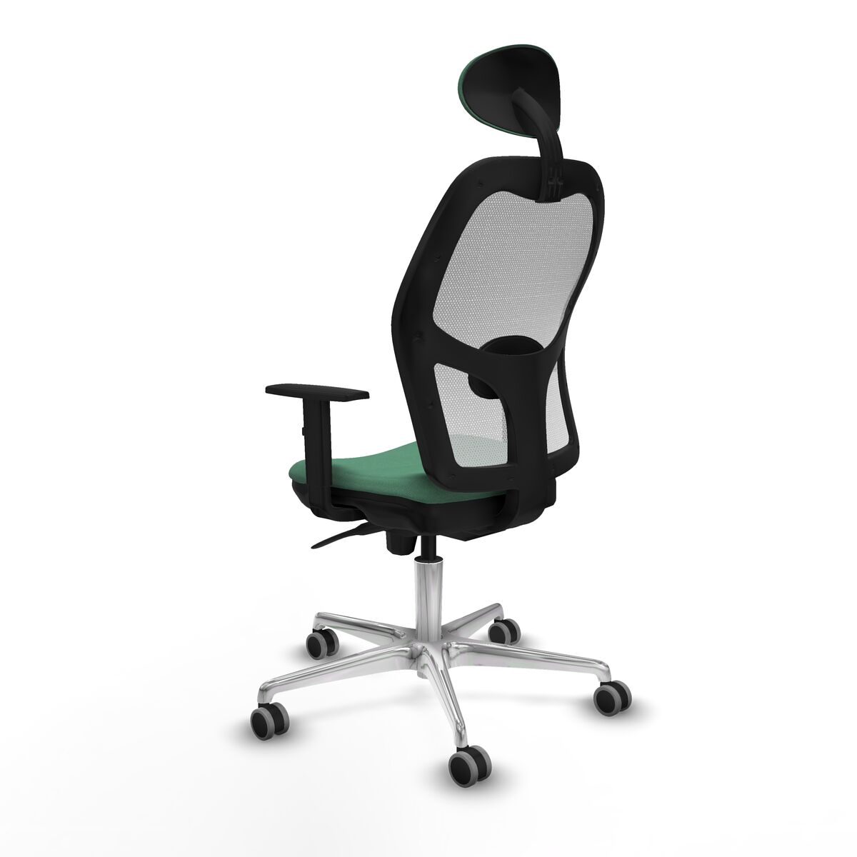 Silla de Oficina con Cabecero Jorquera Piqueras y Crespo 1D086G1 Verde Esmeralda